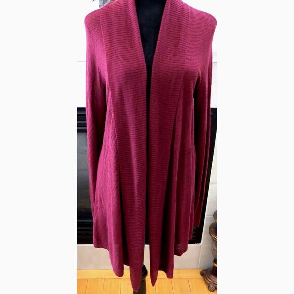 Simply Vera Vera Wang Sweaters - Simply Vera Vera Wang Lightweight Open Front Long Cardigan M EUC